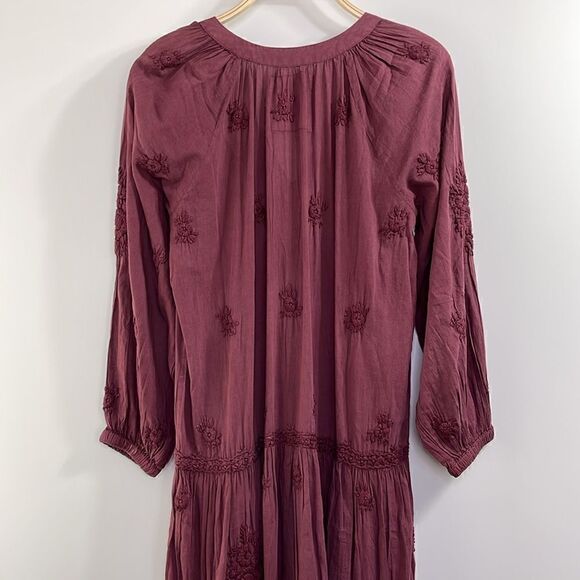 Kyla Seo Embroidered Boho Hanna Maxi Dress Size S - Picture 6 of 8
